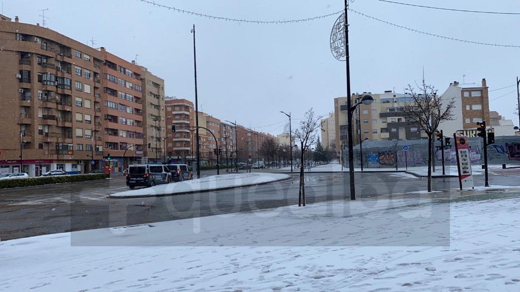 IMÁGENES Así ha amanecido Albacete con la nieve