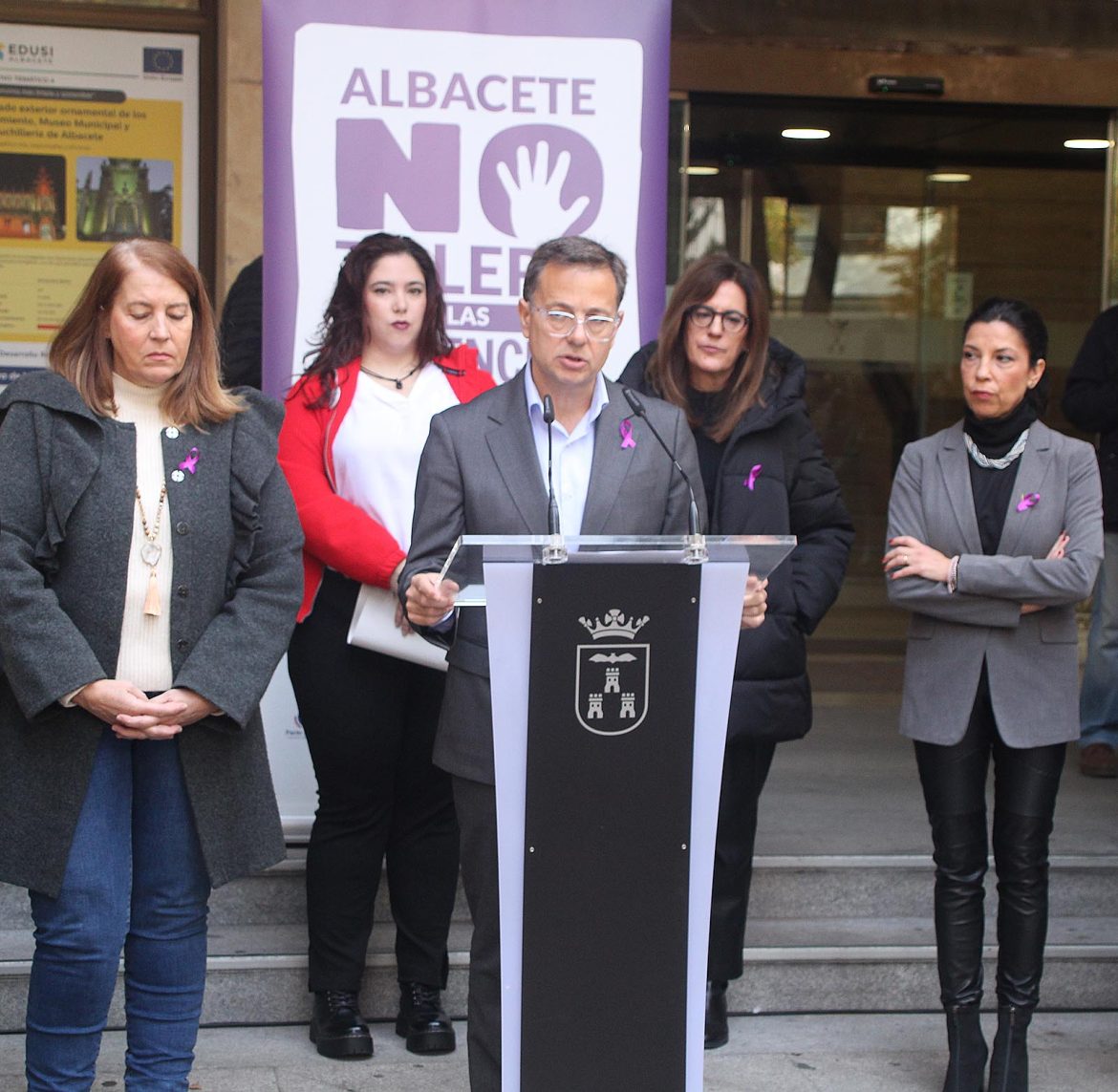 Acto institucional 25N 2024 en Albacete