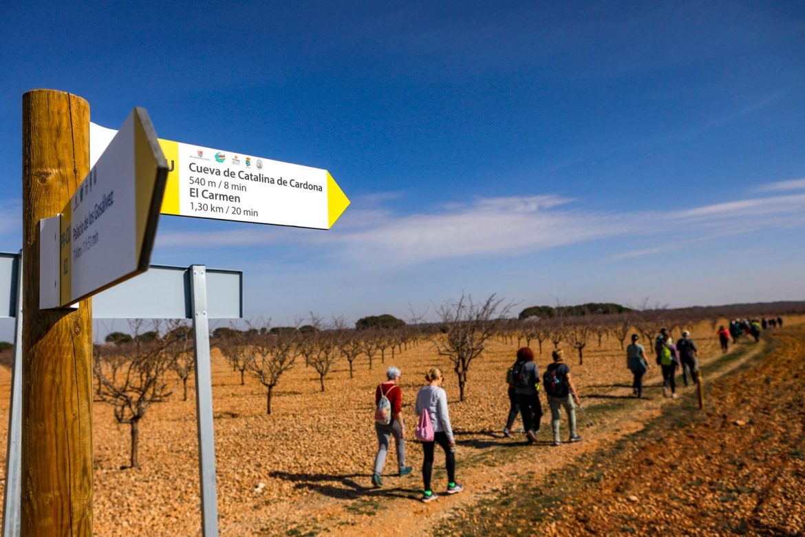 Villalgordo del Júcar fotos de la quinta de las rutas de senderismo, XII edición, organizada por la Diputación Provincial y que se ha realizado este domingo en Villalgordo del Júcar.