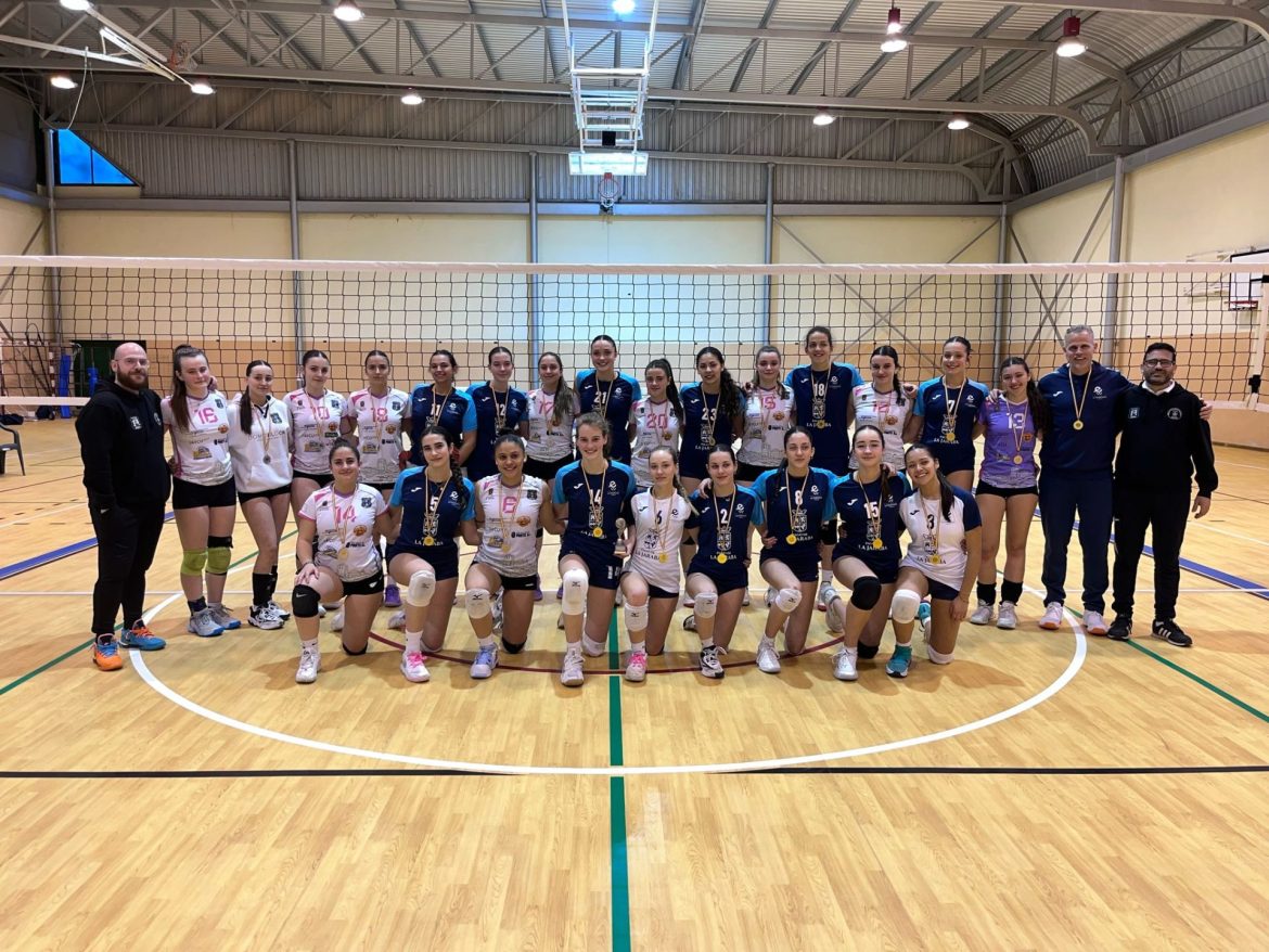 Campeonas y subcampeonas juveniles voleibol