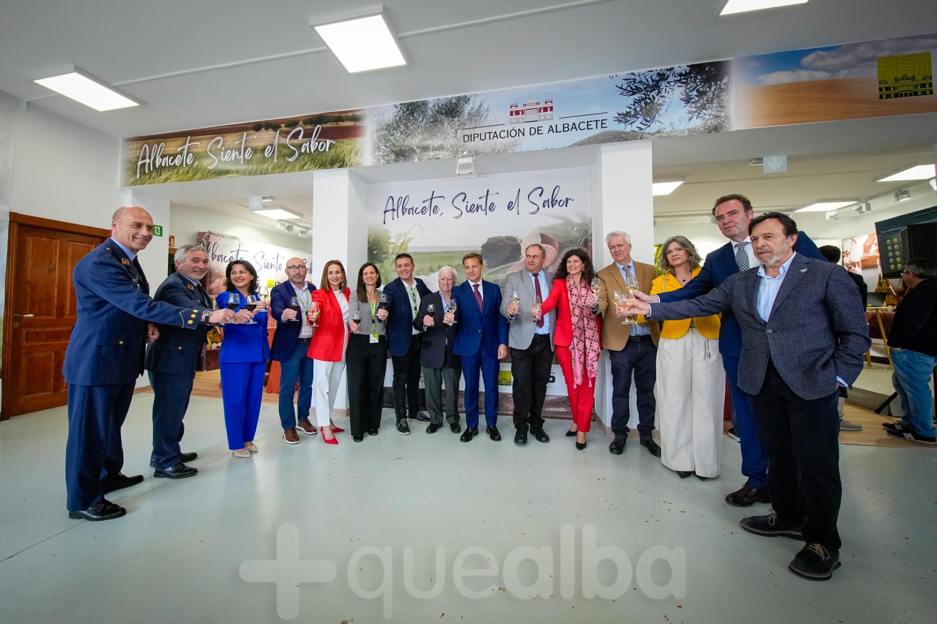 Santiago Cabañero presidente Diputación Albacete en la inaugufración de Expovicamán 2025 Albacete