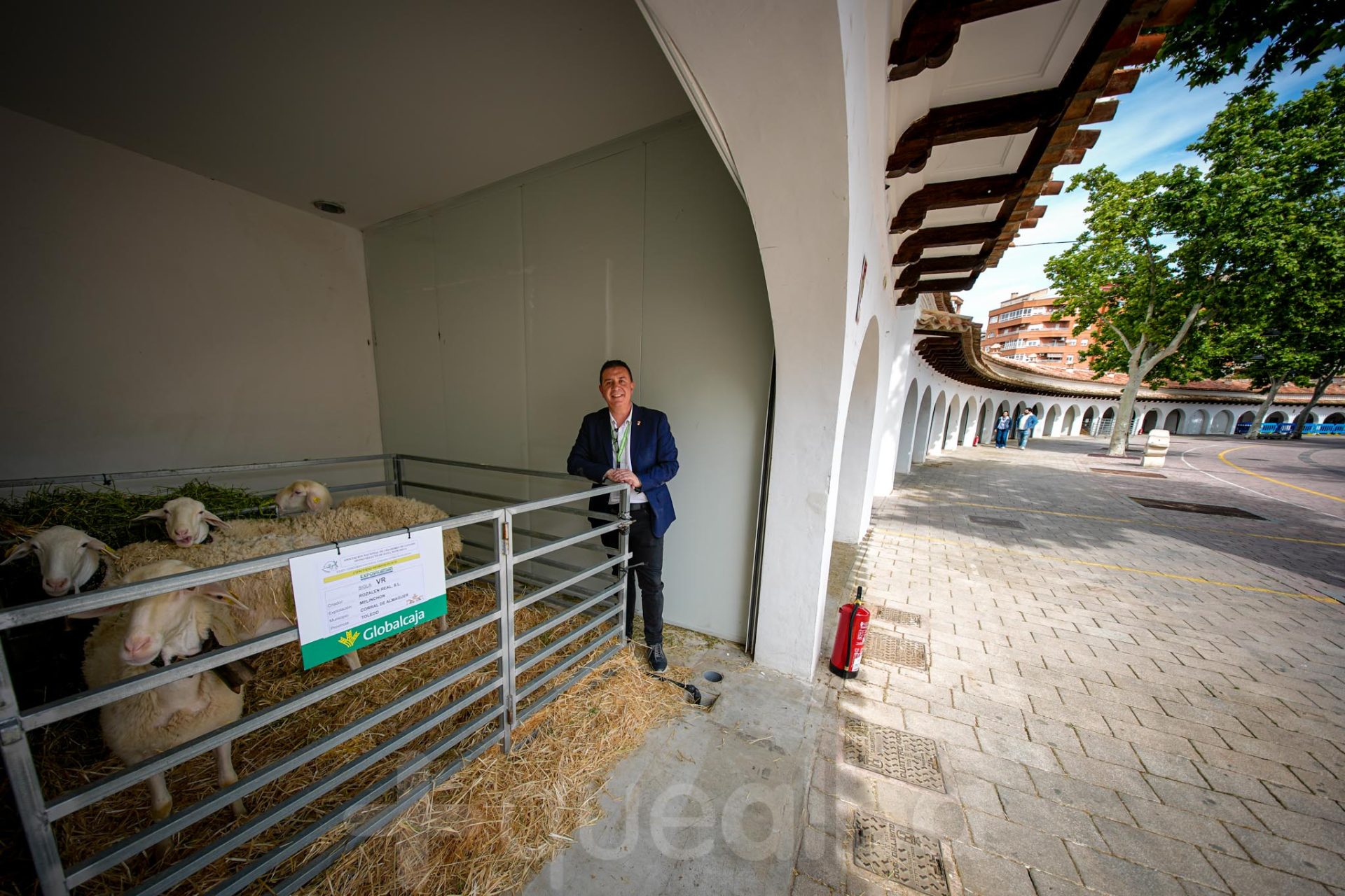 Santiago Cabañero presidente Diputación Albacete en la inaugufración de Expovicamán 2025 Albacete