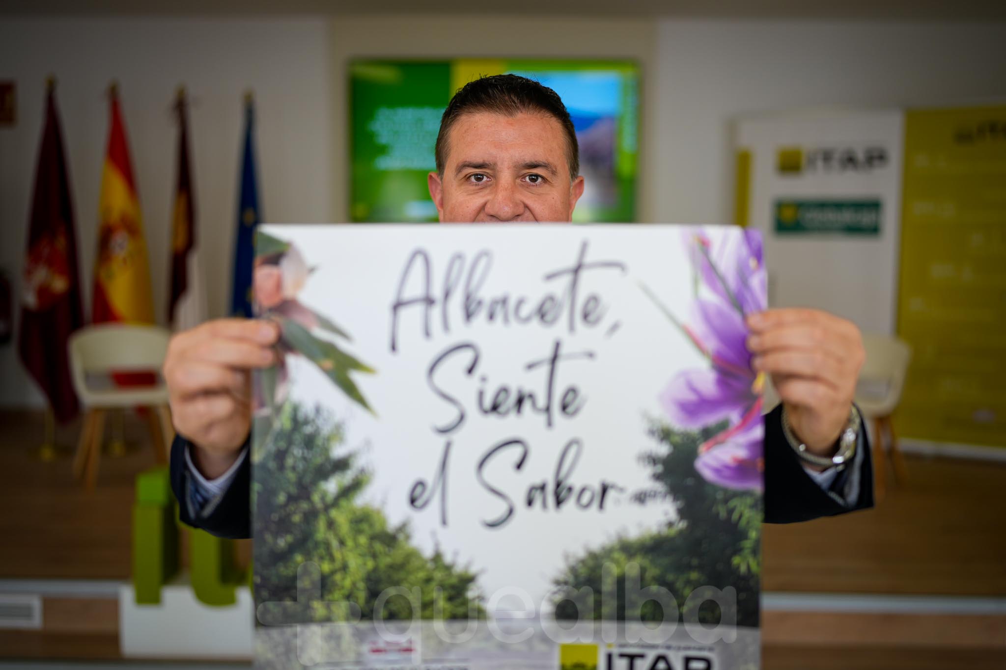 Santiago Cabañero presidente Diputación Albacete en la inaugufración de Expovicamán 2025 Albacete