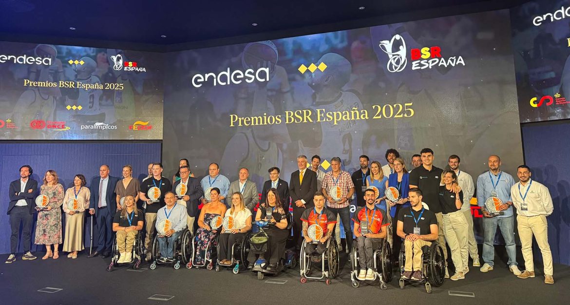Tres de los quince premios y una mención especial han recaído en el BSR amiab Albacete en los Premios BSR España, de la Federación Española de Deportes de Personas con Discapacidad Física