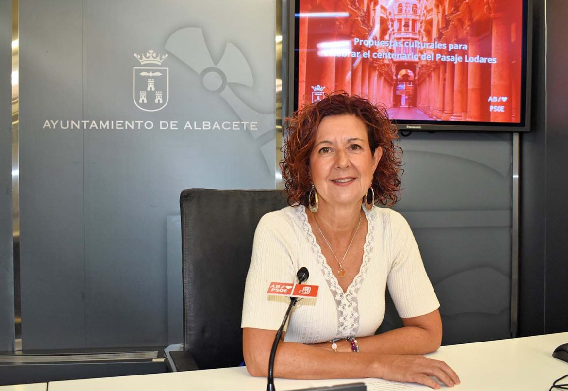 Marisa Sánchez Cerro concejala socialista Marisa Sánchez Cerro propone celebrar centenario Pasaje Lodares