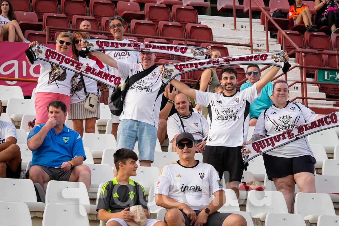 Partido de la jornada 02 de la Segunda División 2025-2026 de la liga de fútbol española, Liga Hypermotion, entre Albacete-Racing de Santander disputado el 24/08/2025 en el Carlos Belmonte. Foto Josema Moreno