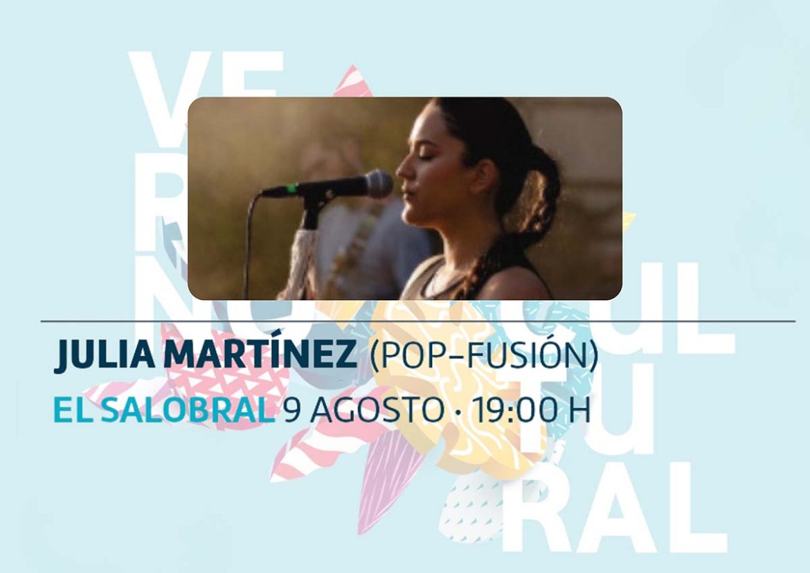 Diseño sin título – 1 Julia Martínez llevará su pop-fusión al corazón de El Salobral en una noche para celebrar la música local