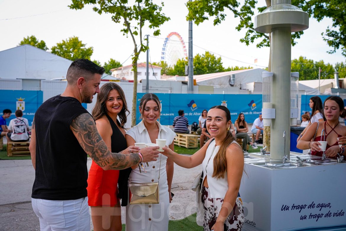 Aguas de Albacete zona de hidratación Feria de Albacete 2025