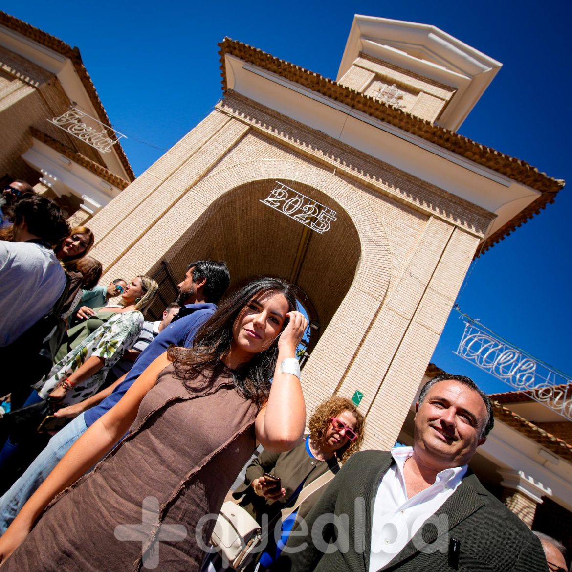Pepas Millán, la portavoz de Vox en el Congreso de los Diputados, asiste hoy a la Feria de Albacete.