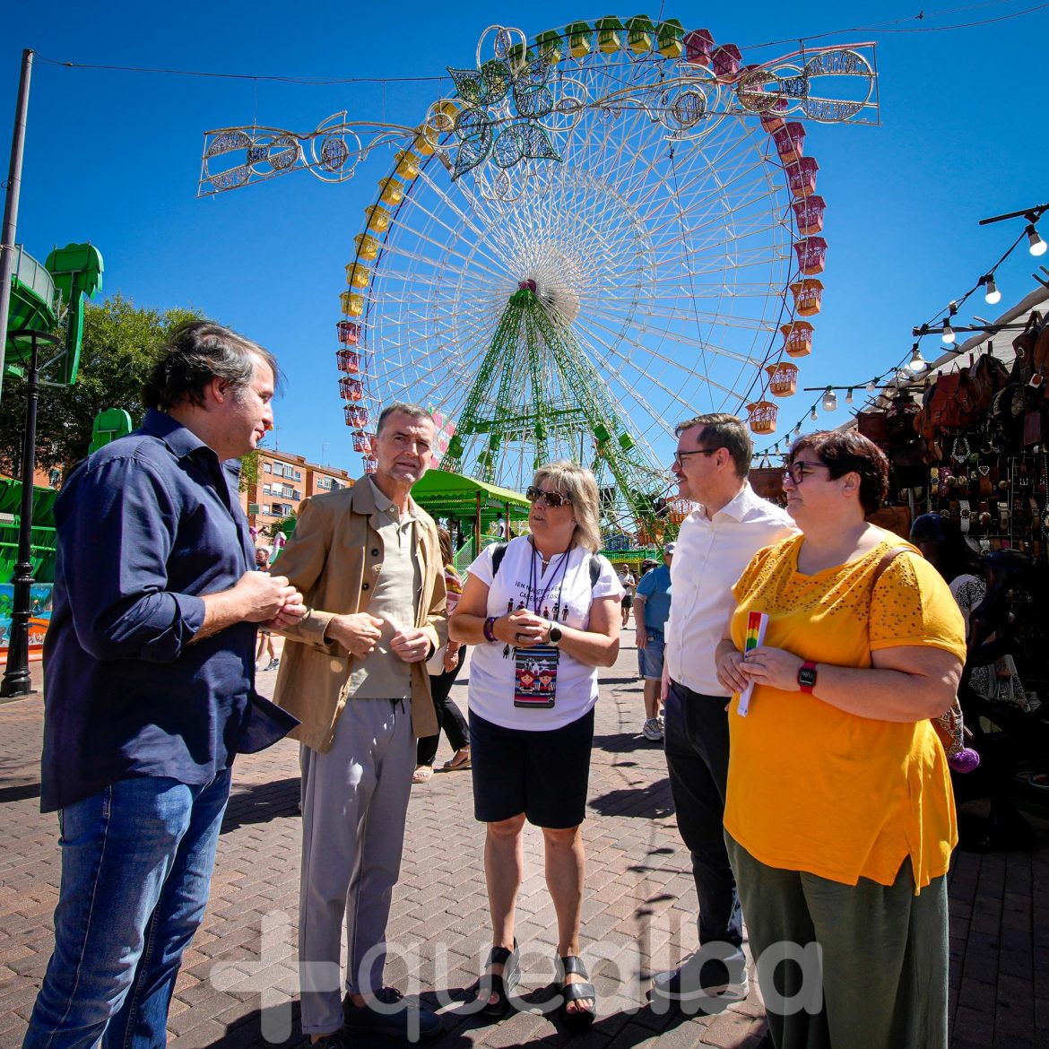 _JMA0480-2 El coordinador federal de IU, Antonio Maíllo, ha estado este jueves en la Feria de Albacete