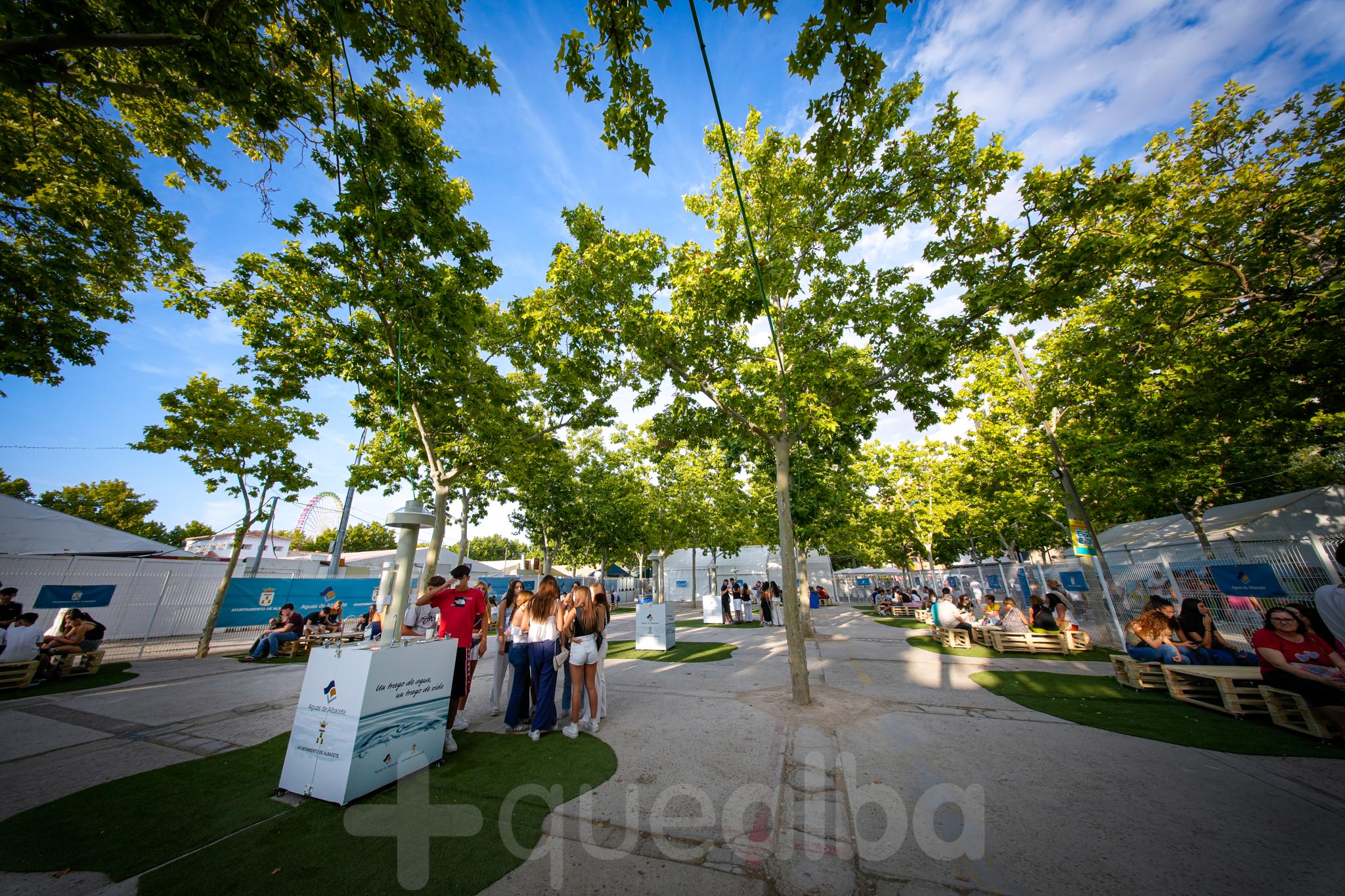 Aguas de Albacete zona de hidratación Feria de Albacete 2025