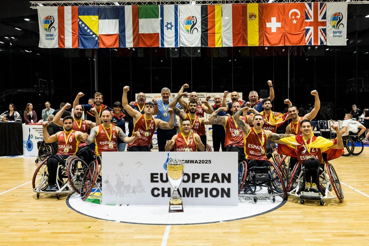 Todos los jugadores del BSR amiab Albacete que han competido en el Europeo de Sarajevo