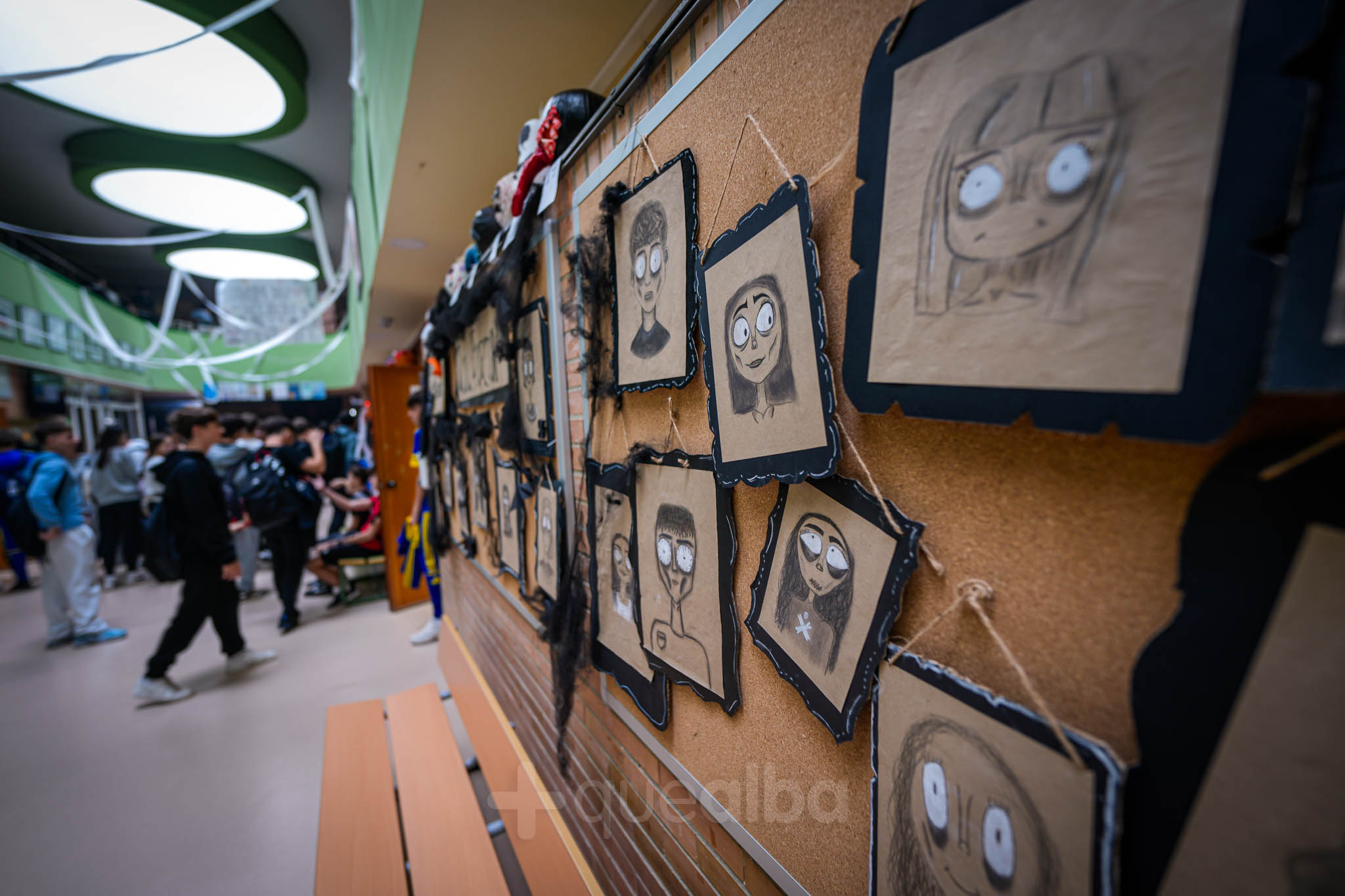 Halloween en el IES Diego Siloé y su pasaje del terror