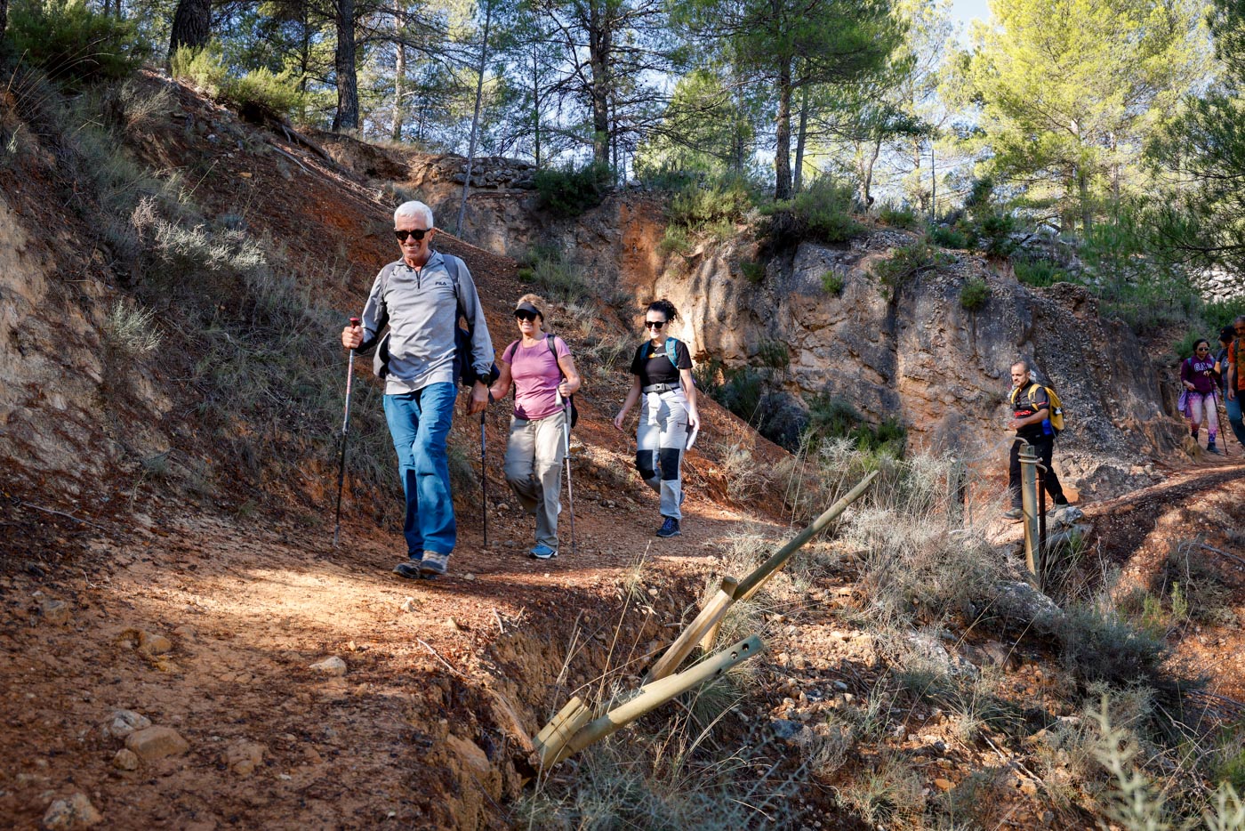 las rutas de Senderismo de la Diputación, por Nerpio y Bogarra