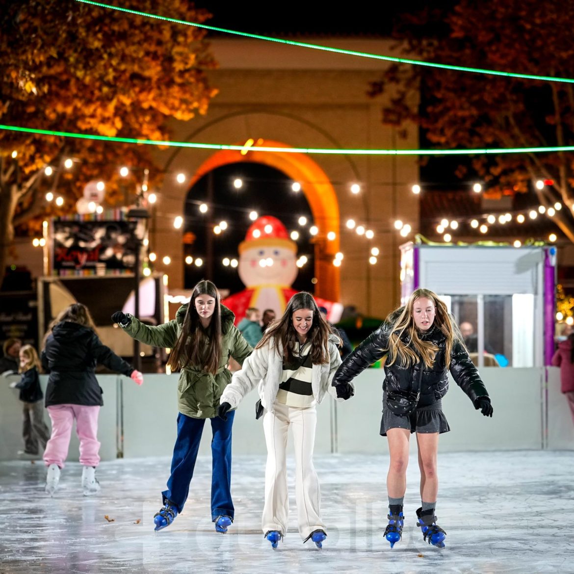 Pista de hielo en la Feria de Albacete por Navidad