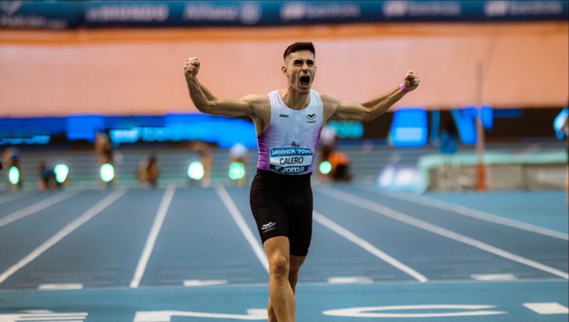 Alberto Calero Lara ha conseguido en el Velódromo Luis Puig de Valencia el subcampeonato de España en la prueba de 60 metros