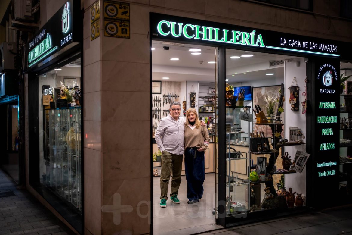 Cuchillería Barbero de Albacete en la tienda “La Casa de las Navajas”