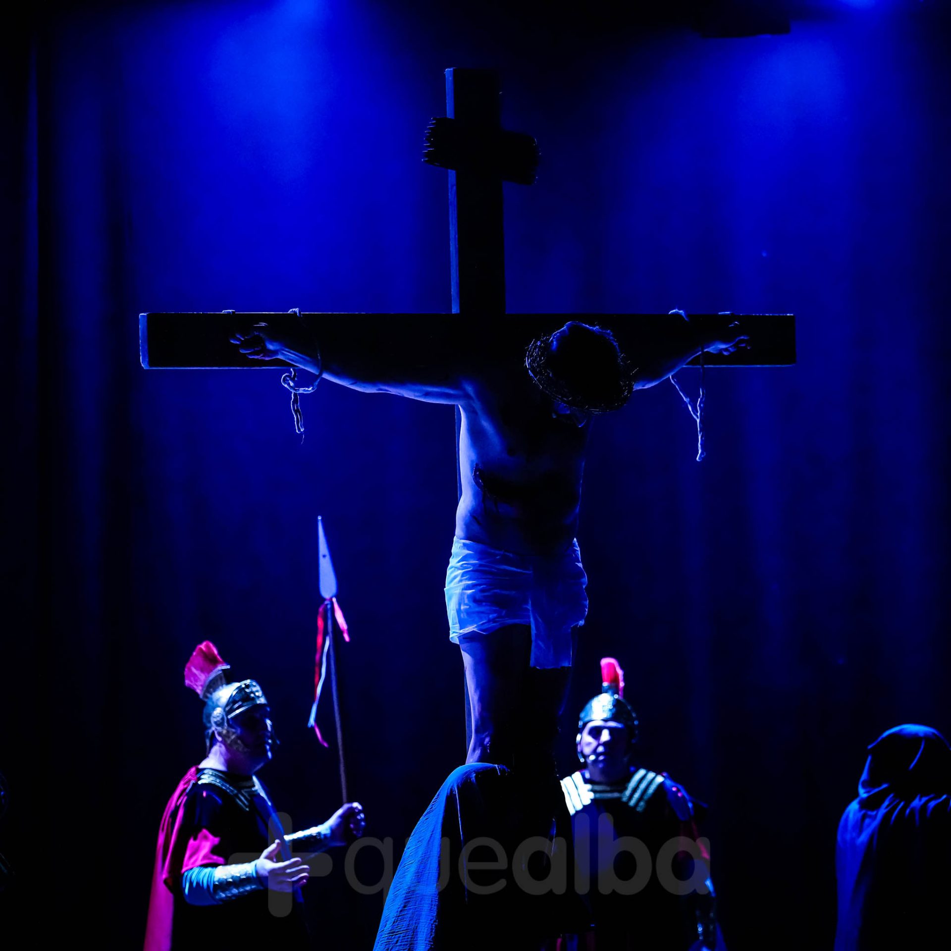 La Pasión de Jesús está de vuelta en Chinchilla de Montearagón, de nuevo con el crack de Vicente Albujer en el papel protagonista