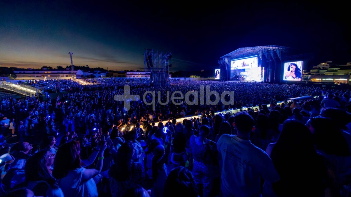 Así luce el José Copete, lleno por Aitana
